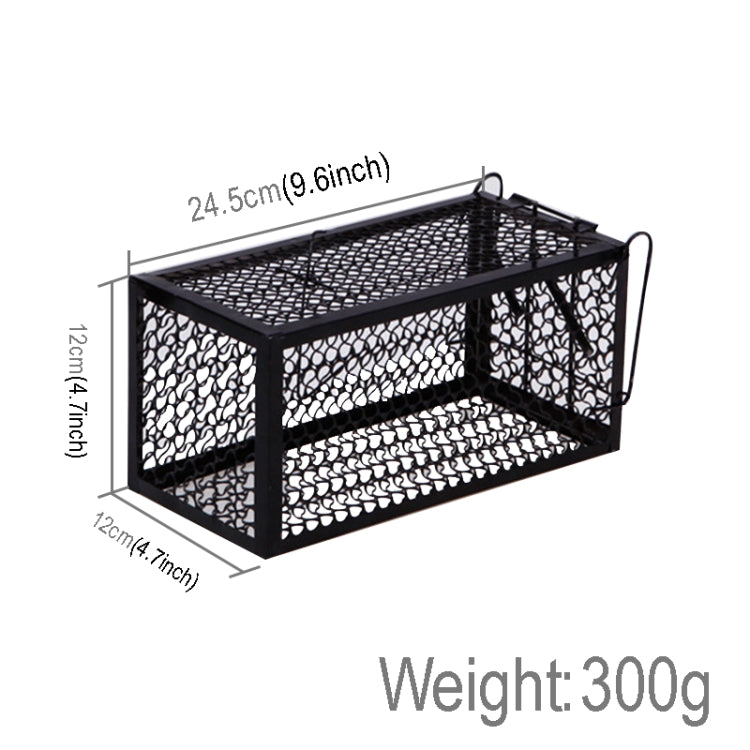 Door Humane Animal Live Cage, Rat, Mice, Mouse and More Small Rodents Irony Black Trap Cage