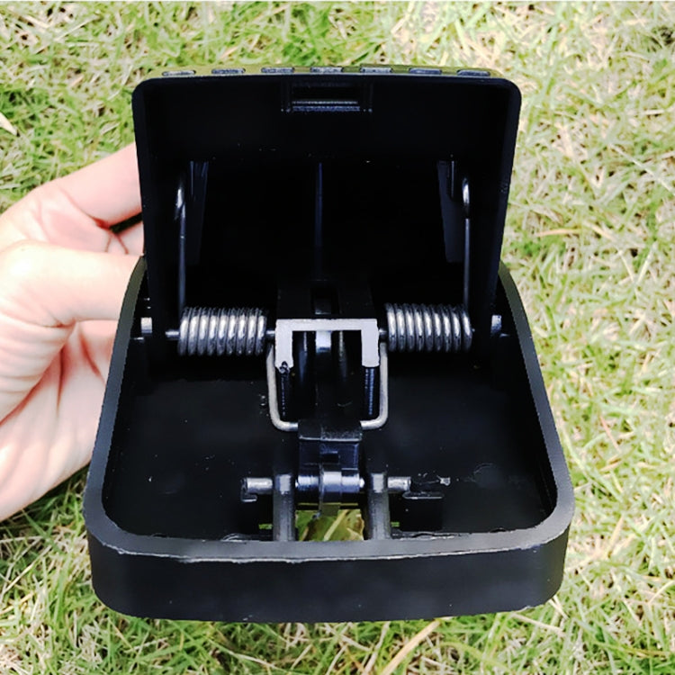 10PCS Safe And Sanitary Rodent Killer With Bait Cup Reusable And Mess-Free ABS Material Black Rat Trap Clip