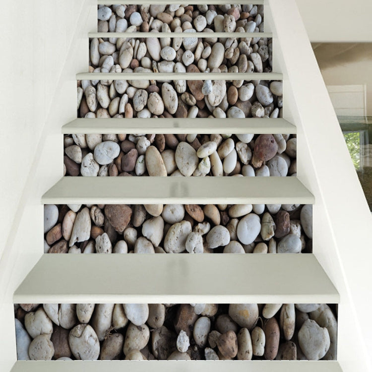 6 PCS DIY Creative Cobblestone Stairs Sticker Home Decoration, Size: 18*100cm