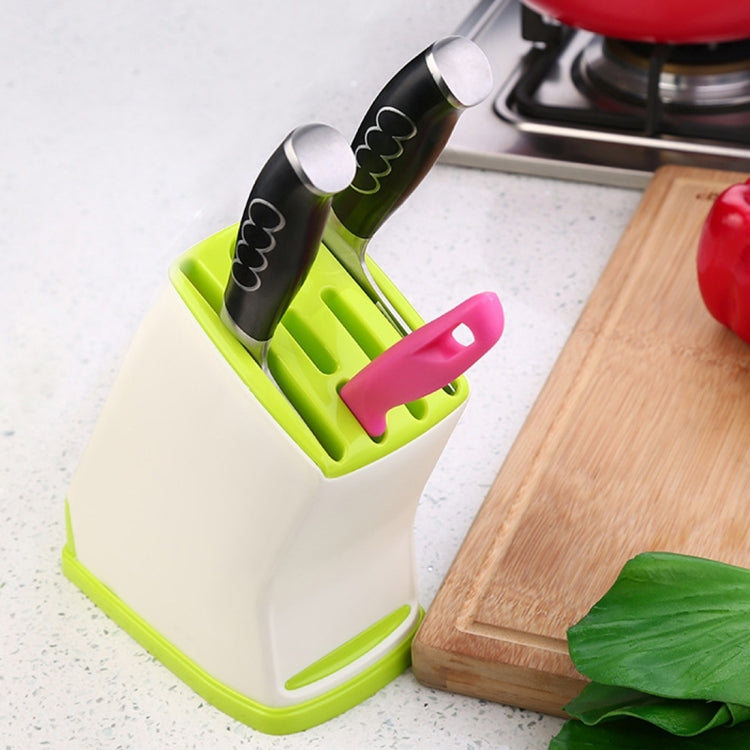 Multifunction Kitchen Accessories Plastic Knife Rack Storage Rack, Size: 17.5*10.5*21.5cm