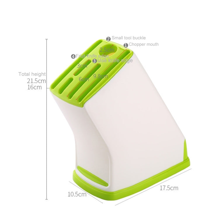 Multifunction Kitchen Accessories Plastic Knife Rack Storage Rack, Size: 17.5*10.5*21.5cm