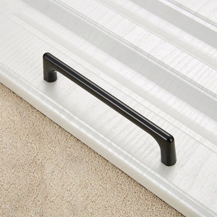 5 PCS 9011_128 Simple Black Drawer Cabinet Handle