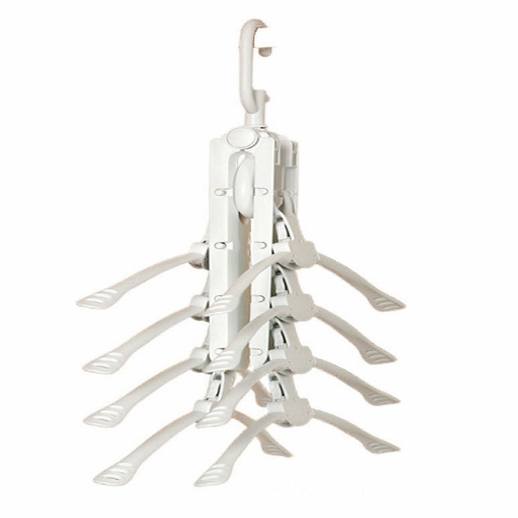 Multi-function Rotating Rack Foldable Hanger Holder Plastic Type Storage Home Organization Tool