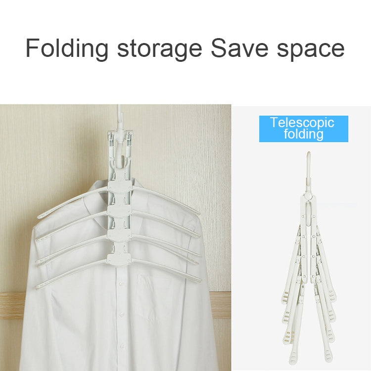 Multi-function Rotating Rack Foldable Hanger Holder Plastic Type Storage Home Organization Tool