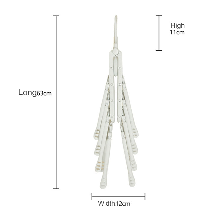 Multi-function Rotating Rack Foldable Hanger Holder Plastic Type Storage Home Organization Tool