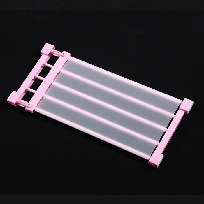 Wardrobe Storage Layered Baffle Cabinet Shelf Dormitory Partition Cupboard Partition Board, Width: 24cm, Stretch Range: 38-55cm