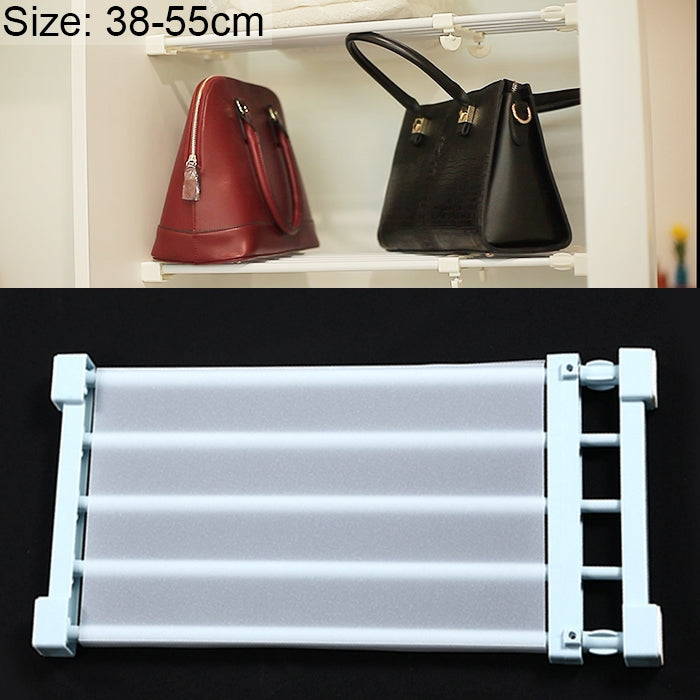 Wardrobe Storage Layered Baffle Cabinet Shelf Dormitory Partition Cupboard Partition Board, Width: 24cm, Stretch Range: 38-55cm
