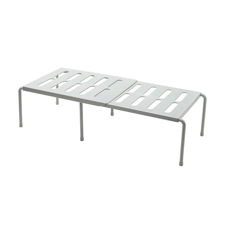 Household Retractable Plastic Layered Storage Rack, Size: 36x24x15cm