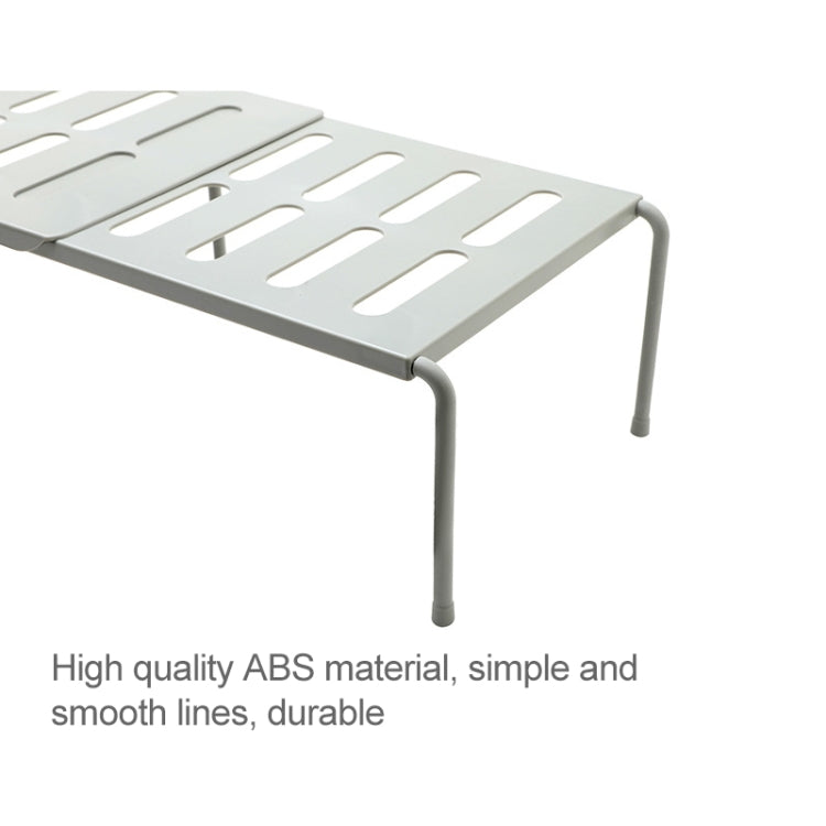 Household Retractable Plastic Layered Storage Rack, Size: 36x24x15cm