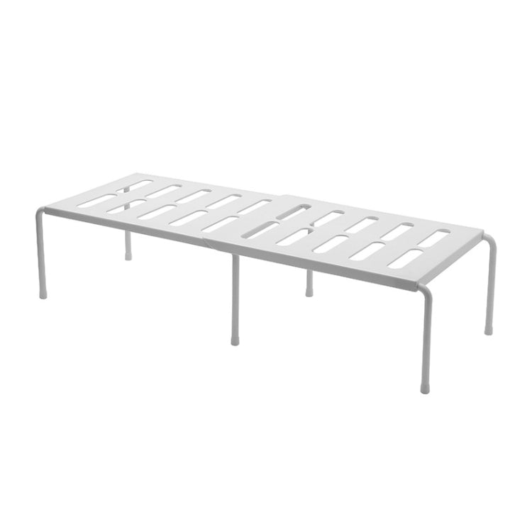 Household Retractable Plastic Layered Storage Rack, Size: 36x24x15cm