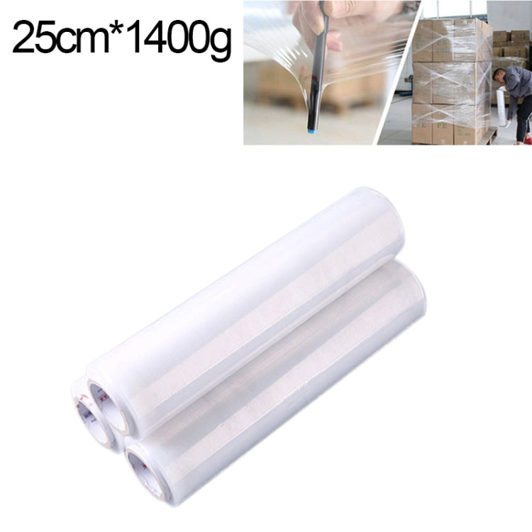 PE Transparent Stretch Wrap Film(Width: 25cm, Length: 200m)