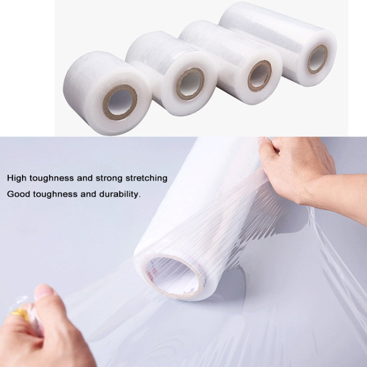 PE Transparent Stretch Wrap Film(Width: 25cm, Length: 200m)