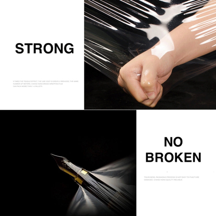 PE Transparent Stretch Wrap Film(Width: 8cm, Length: 220m)