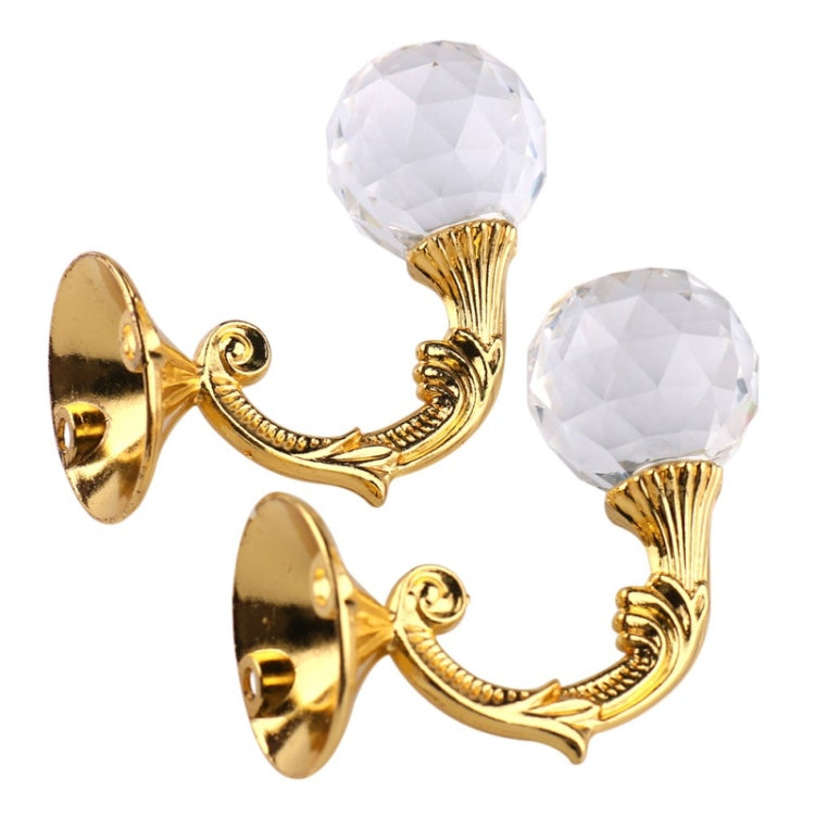 2 PCS Retro Water Wafer Head Barb Curtain Decorative Wall Hook