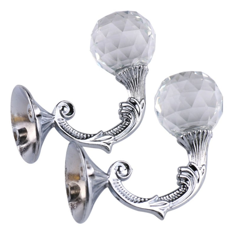 2 PCS Retro Water Wafer Head Barb Curtain Decorative Wall Hook
