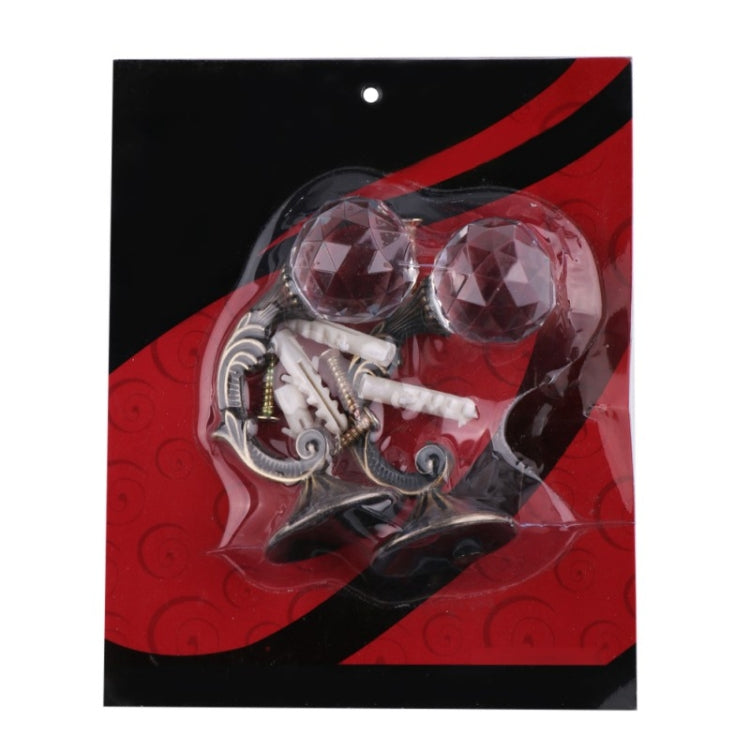 2 PCS Retro Water Wafer Head Barb Curtain Decorative Wall Hook