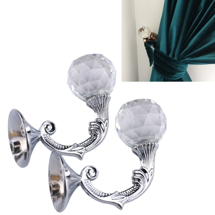2 PCS Retro Water Wafer Head Barb Curtain Decorative Wall Hook