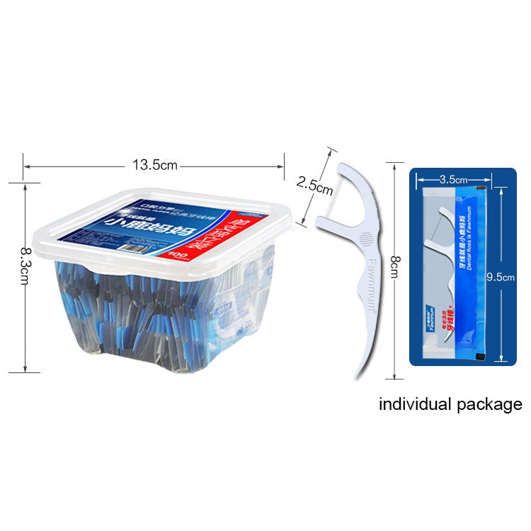 2 Boxes Fawnmum Ultra-fine Safety Dental Floss Super Tension Toothpick Thread