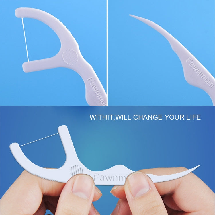 2 Boxes Fawnmum Ultra-fine Safety Dental Floss Super Tension Toothpick Thread