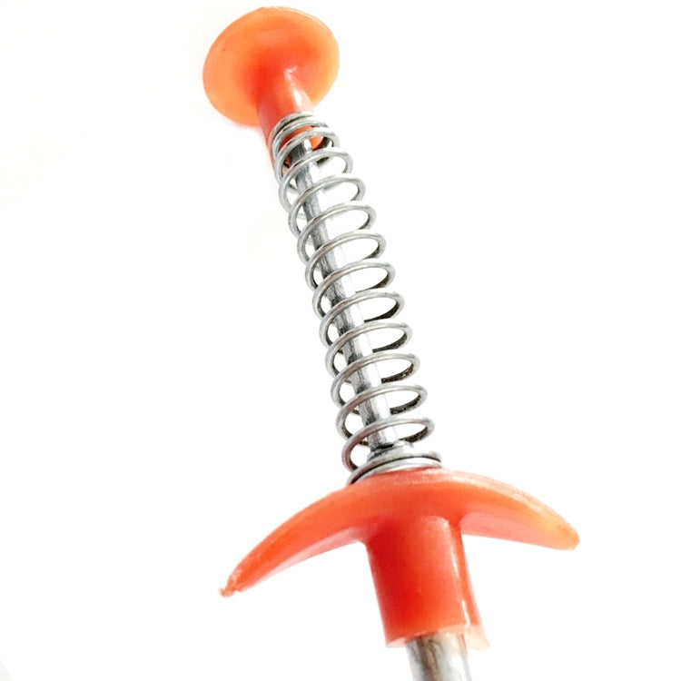 Hand Press Type Pipeline Dredge Device Drainage Pipe Sewer Clean Hook, Length: 85cm