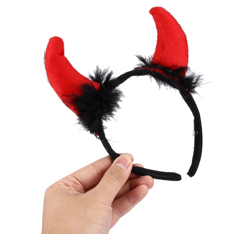 3 in 1 Devil Set for Costume Ball Halloween Party (Horn + Bow Tie + Tail)