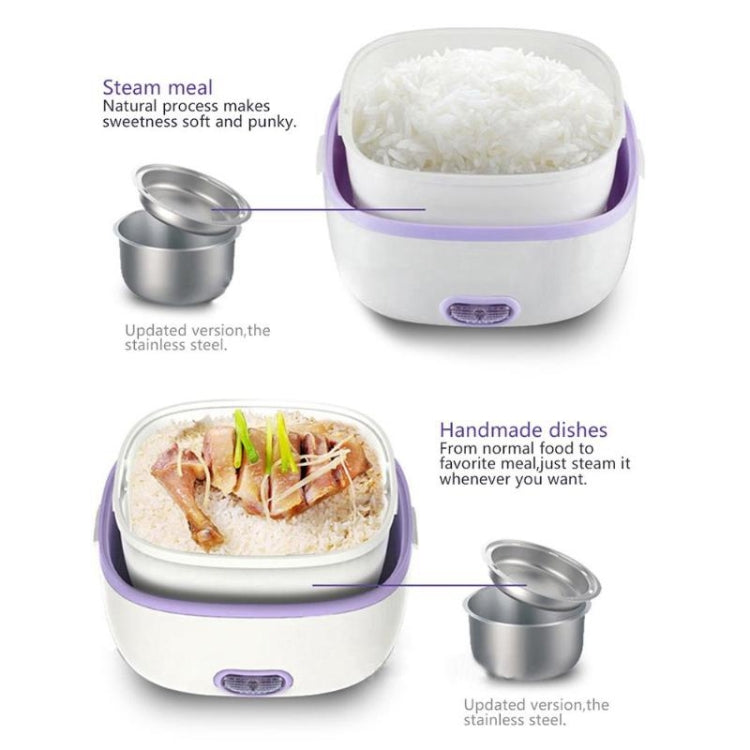 Multi-function Electric Cooking and Heating Lunch Box Mini Plugged In Insulated Lunch boxï¼ŒRandom Color Deliveryï¼ŒEU Plug