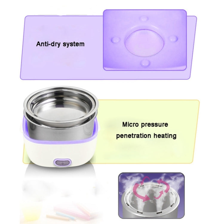 Multi-function Electric Cooking and Heating Lunch Box Mini Plugged In Insulated Lunch boxï¼ŒRandom Color Deliveryï¼ŒEU Plug