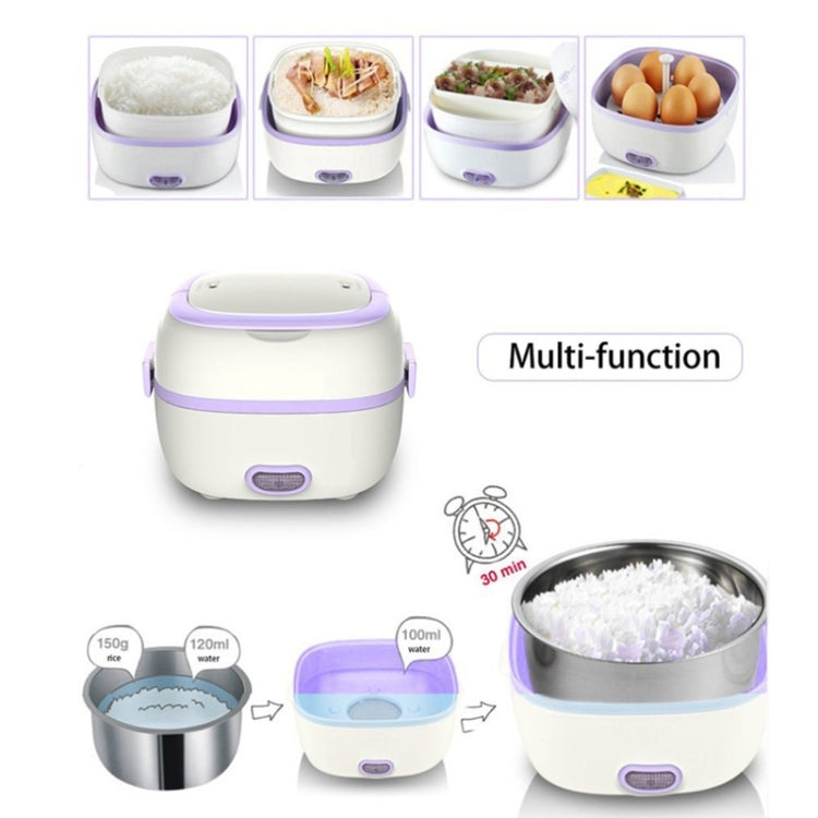 Multi-function Electric Cooking and Heating Lunch Box Mini Plugged In Insulated Lunch boxï¼ŒRandom Color Deliveryï¼ŒEU Plug