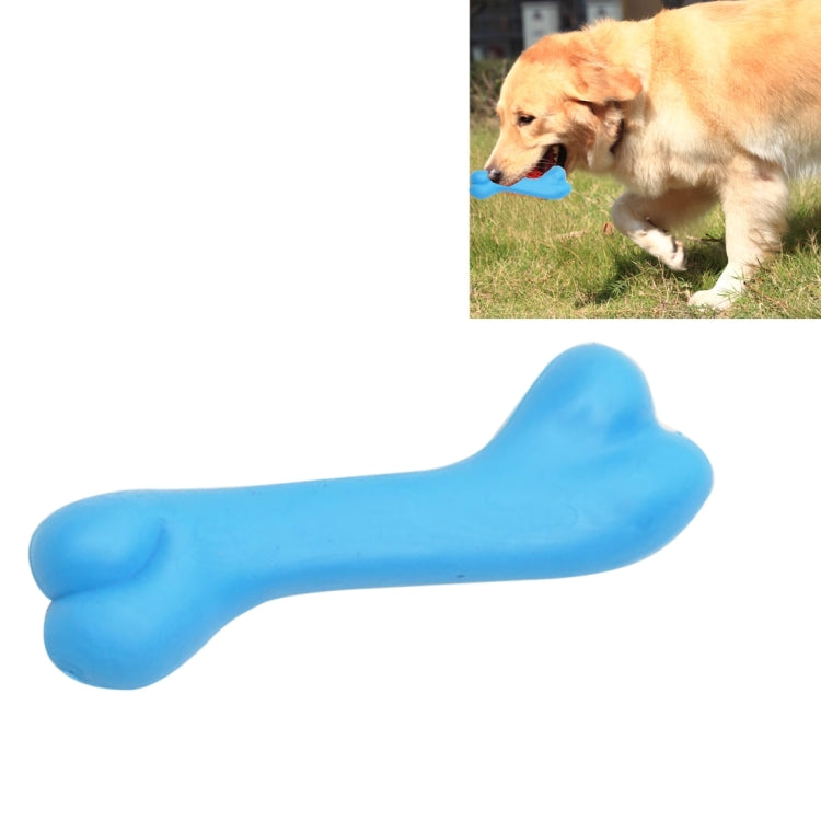 Rubber Pet Toy Chicken Bone Dog Toys, Random Color Delivery, Size: 12cm