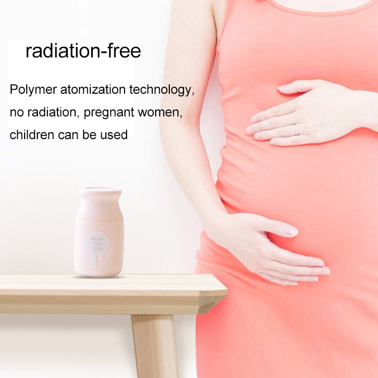 180ML Mini Portable Milk Bottle Shape USB Night Light Ultrasonic Humidification Air Humidifier for Home / Office / Car