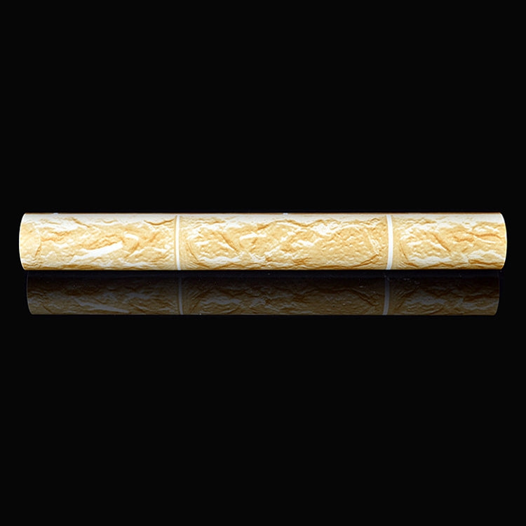 Creative 3D Gold Brick Stone Brick Decoration Wallpaper Stickers Bedroom Living Room Wall Waterproof Wallpaper Roll, Size: 45 x 1000cm