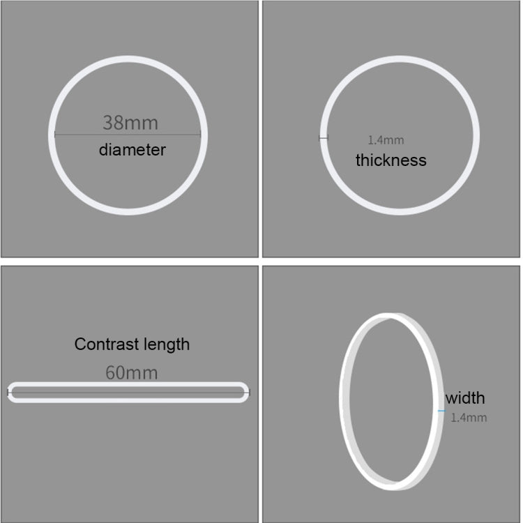 White Sturdy Stretchable Elastic Rubber Bands School Office Supplies Stationery, 1KG Per Bag
