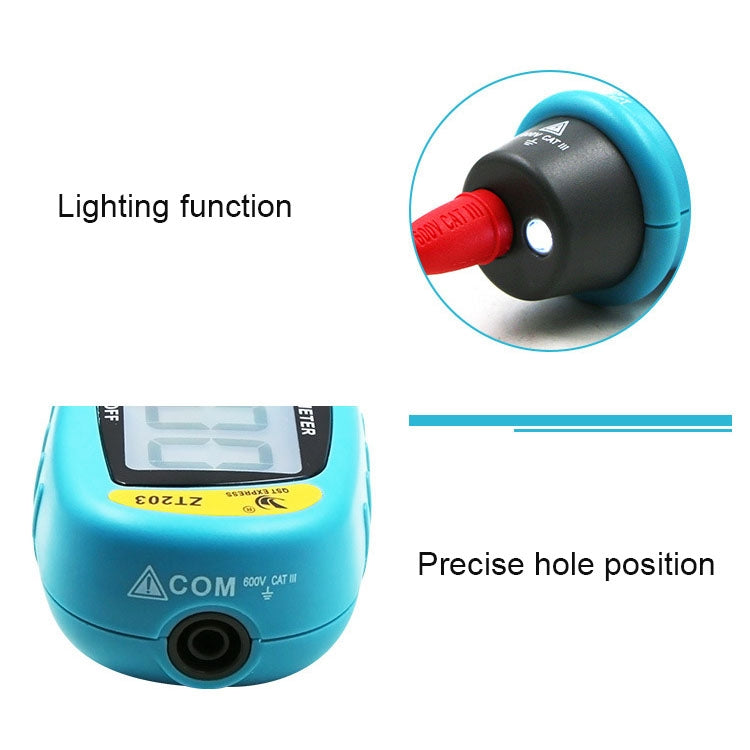 Mini Automatic Portable Digital Display High Precision Pen Style Multimeter for Current Voltage Resistance Induction