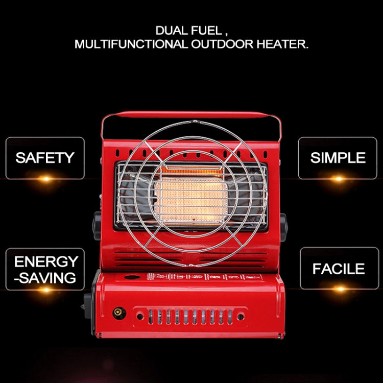 Multifunctional Portable Outdoor Camping Trip Gas Heater Gas Stove Burner, Powered by Single Gas Tank (Not Included)