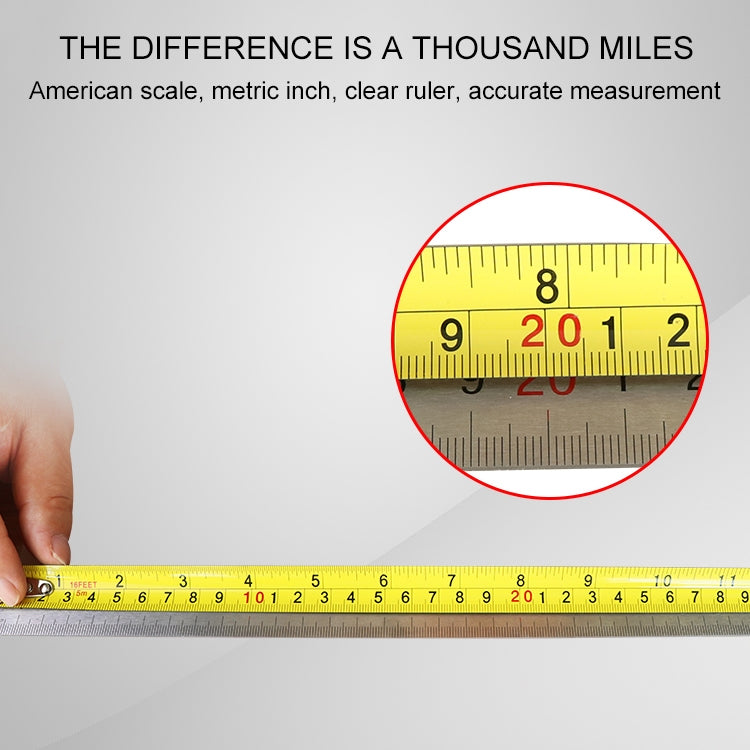 Aoben Retractable Ruler Measuring Tape Portable Pull Ruler Mini Tape Measure, Length: 5m Width: 25mm