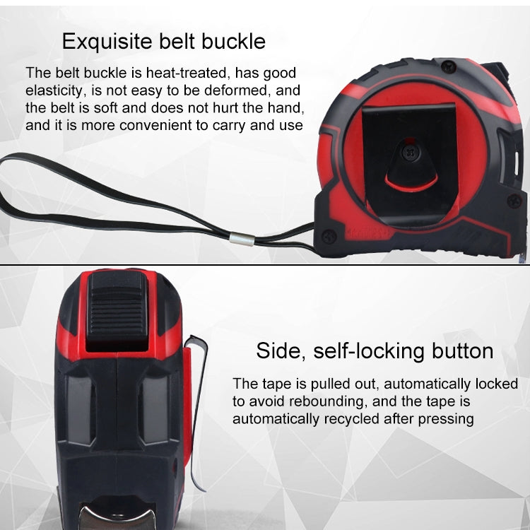 Aoben Retractable Ruler Measuring Tape Portable Pull Ruler Mini Tape Measure, Length: 5m Width: 25mm