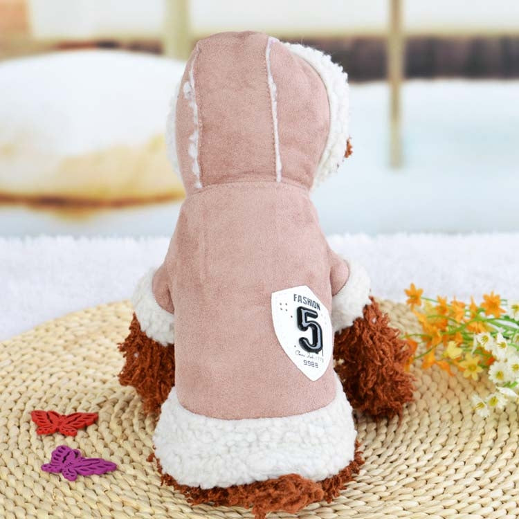 New Style Winter Cotton Warm Pet Dog Clothes, Size: XL, Back Length: 37cm, Chest: 46cm