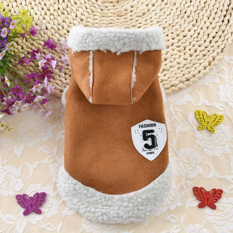New Style Winter Cotton Warm Pet Dog Clothes, Size: XS, Back Length: 18cm, Chest: 26cm