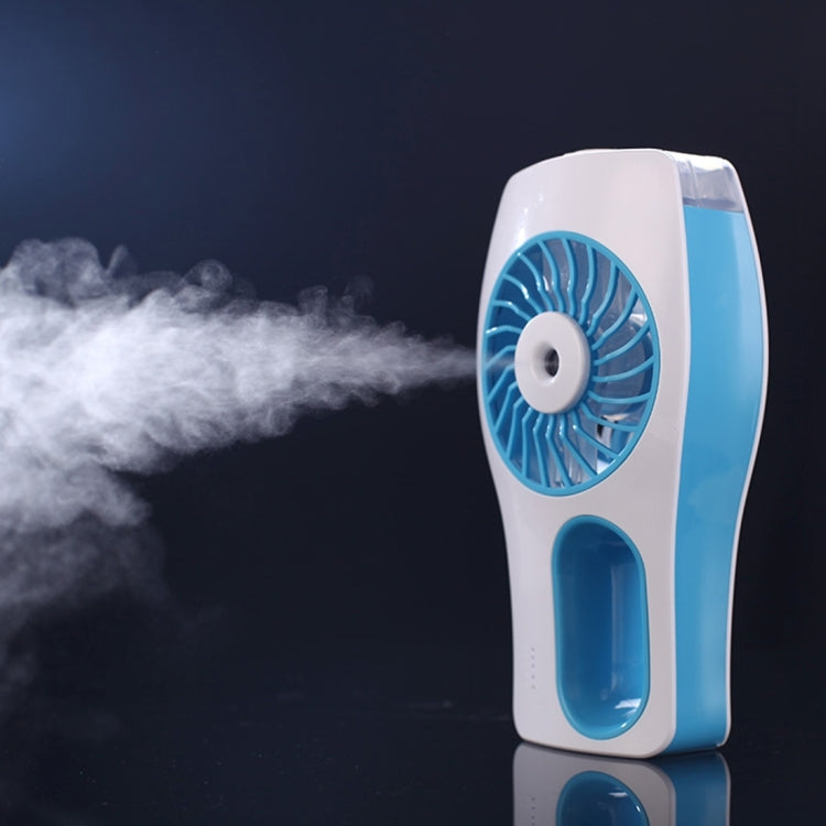 Mini Beauty Replenishment Humidifier Fan(Blue)