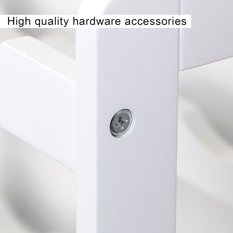 Wooden Wine Display Rack Multi-layer Solid Wood Wine Rack Restaurant Wine Cabinet Wine Rack (White)