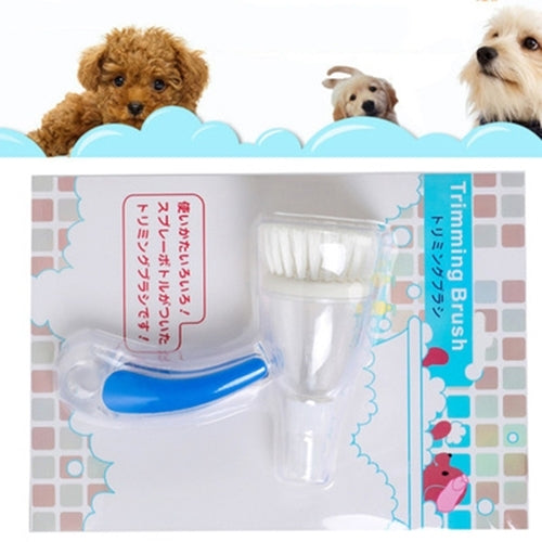 Pet Bath Cleaning Brushes with Shampoo Container, Random Color Delivery