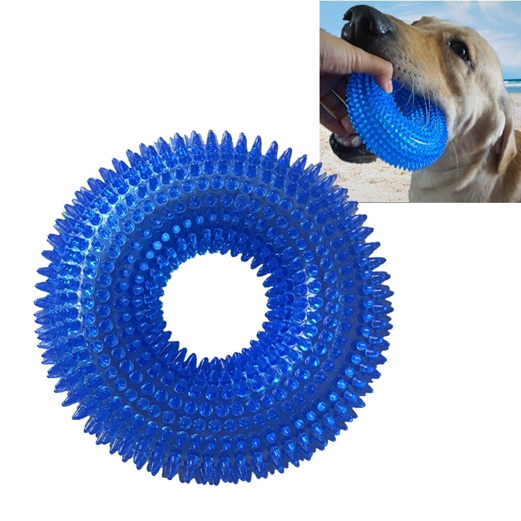Pet Sounding Toy Thorny Ring Bite Resistant Toy for Large Pets, Size: 12.5*12.5cm