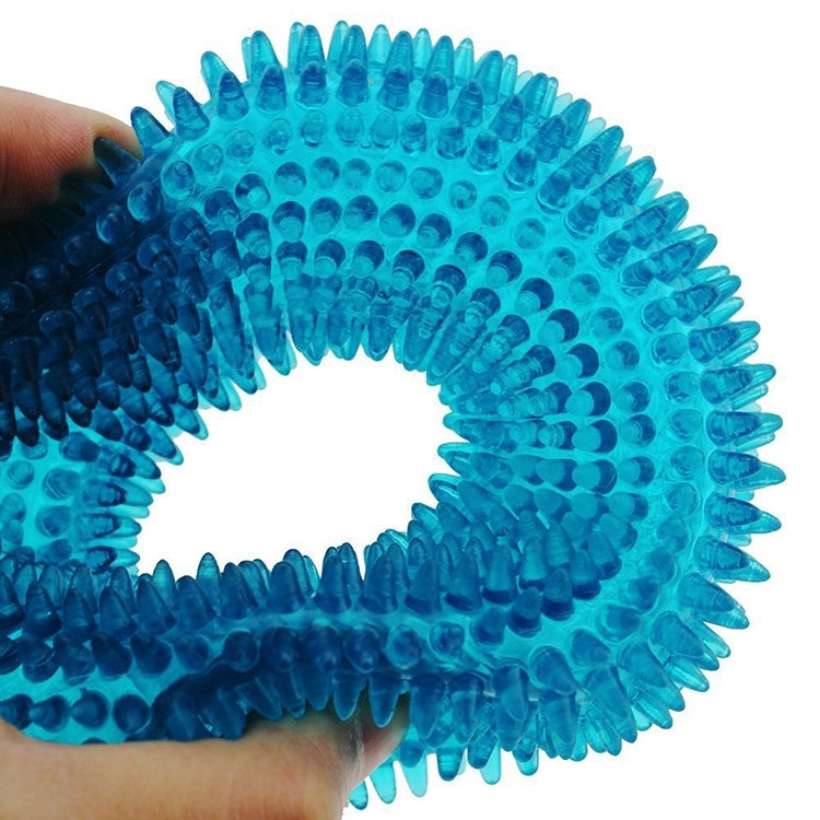 Pet Sounding Toy Thorny Ring Bite Resistant Toy for Large Pets, Size: 12.5*12.5cm