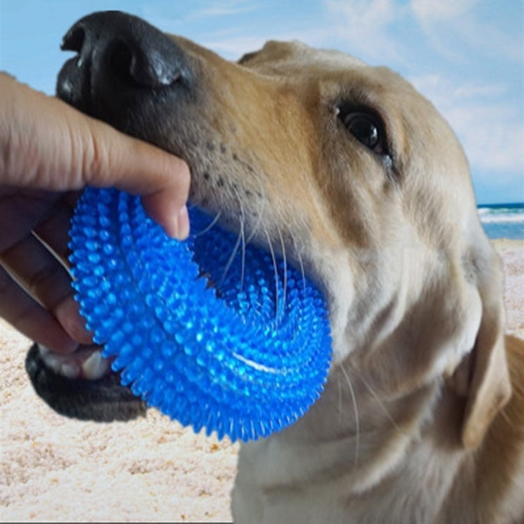Pet Sounding Toy Thorny Ring Bite Resistant Toy for Large Pets, Size: 12.5*12.5cm