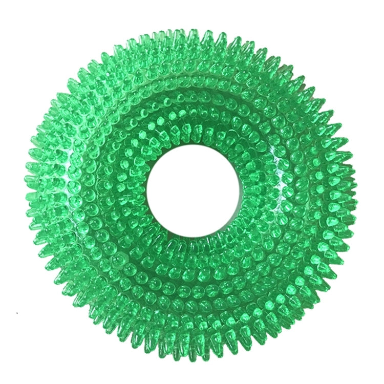 Pet Sounding Toy Thorny Ring Bite Resistant Toy for Large Pets, Size: 12.5*12.5cm
