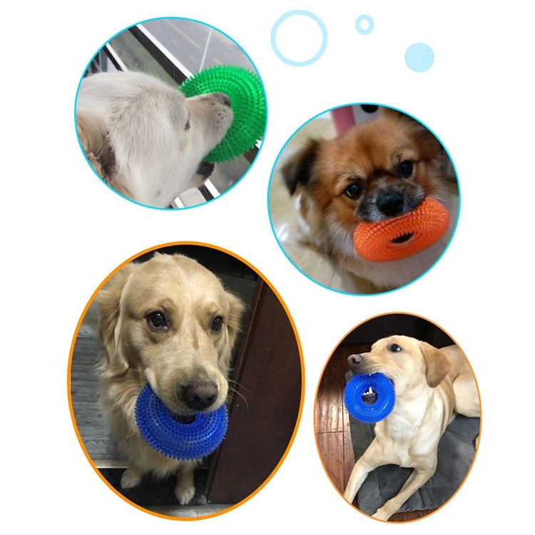 Pet Sounding Toy Thorny Ring Bite Resistant Toy for Large Pets, Size: 12.5*12.5cm