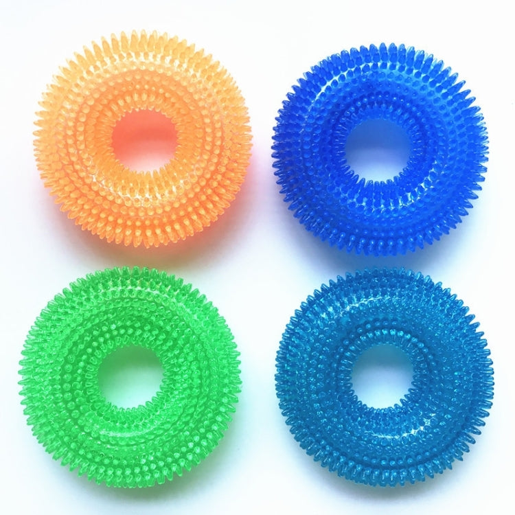 Pet Sounding Toy Thorny Ring Bite Resistant Toy for Large Pets, Size: 12.5*12.5cm