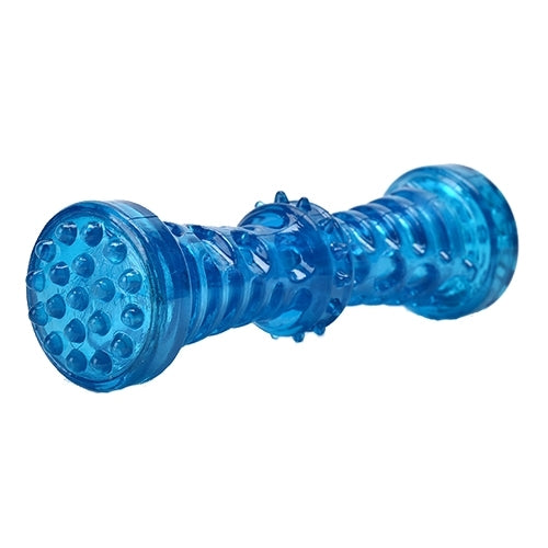Pet Sounding Toy Dumbbell Molar Bite Resistant Tooth Toy for Large Pets, Size: Small (5*12cm)