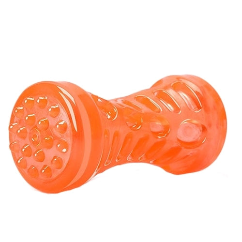 Pet Sounding Toy Dumbbell Molar Bite Resistant Tooth Toy for Large Pets, Size: Large (5*18cm)