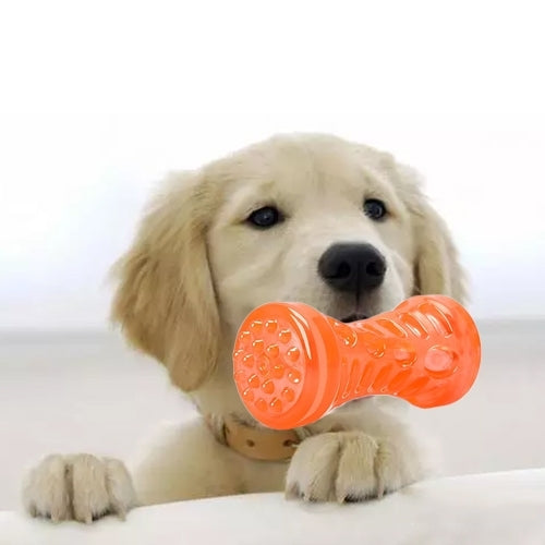 Pet Sounding Toy Dumbbell Molar Bite Resistant Tooth Toy for Large Pets, Size: Large (5*18cm)